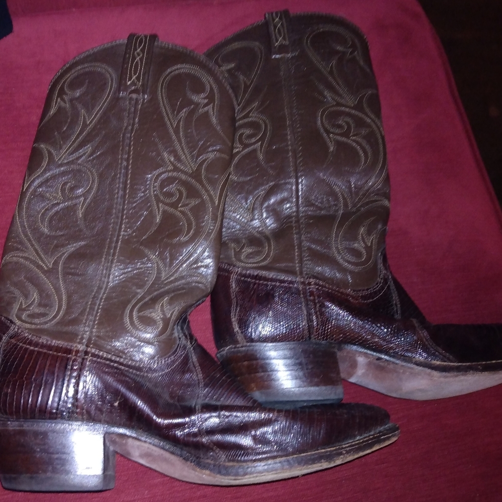 Dan Post Lizard Skin Cowboy Boots